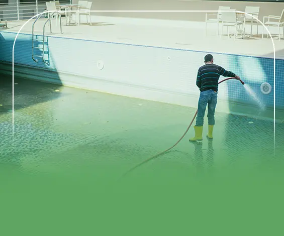 دراسة شركة تنظيف مسابح